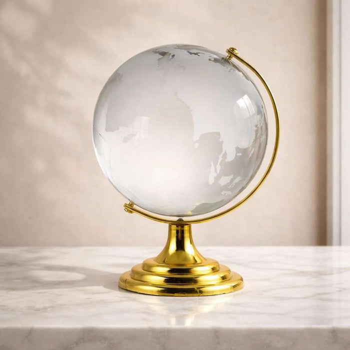 Omni Glass Decorative Globe Dia8X12Cm - Gold Pan Home