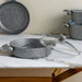 Oms 9-Piece Cookware Set - Grey Pan Home