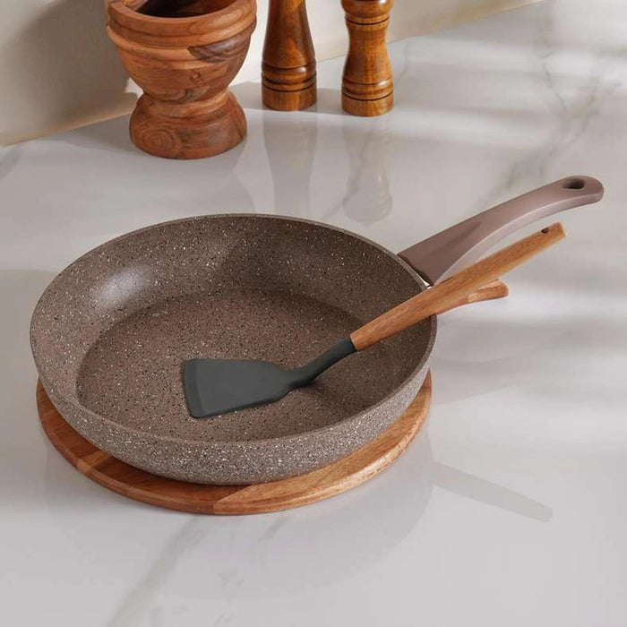 Oms Fry Pan Dia28Cm -Brown Pan Home