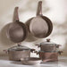 Oms Fry Pan Dia28Cm -Brown Pan Home