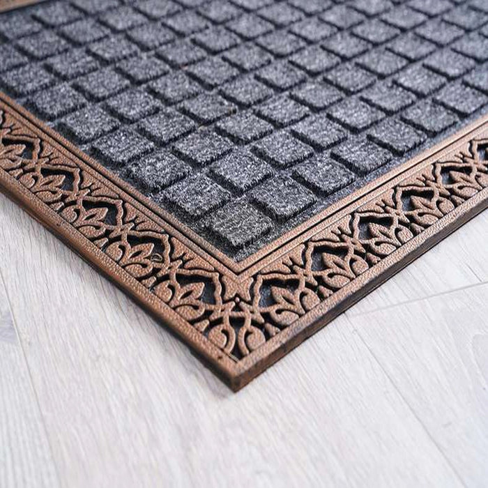 Onish Door Mat 55X85cm-Grey Pan Home