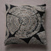 Ontario Pith Emroidered Down Alternarive Filled Cushion 50X50 Cm - Black Pan Home