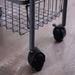 Onyx 3 Tier Storage Trolley - Silver Pan Home