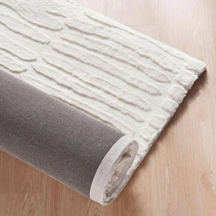 Onyx Supersoft Faux Fur Rug 120X160Cm - Cream Pan Home