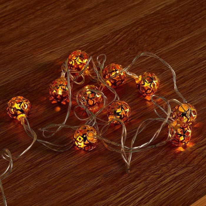 Optic Ball Led String Light 2M - Yellow Pan Home
