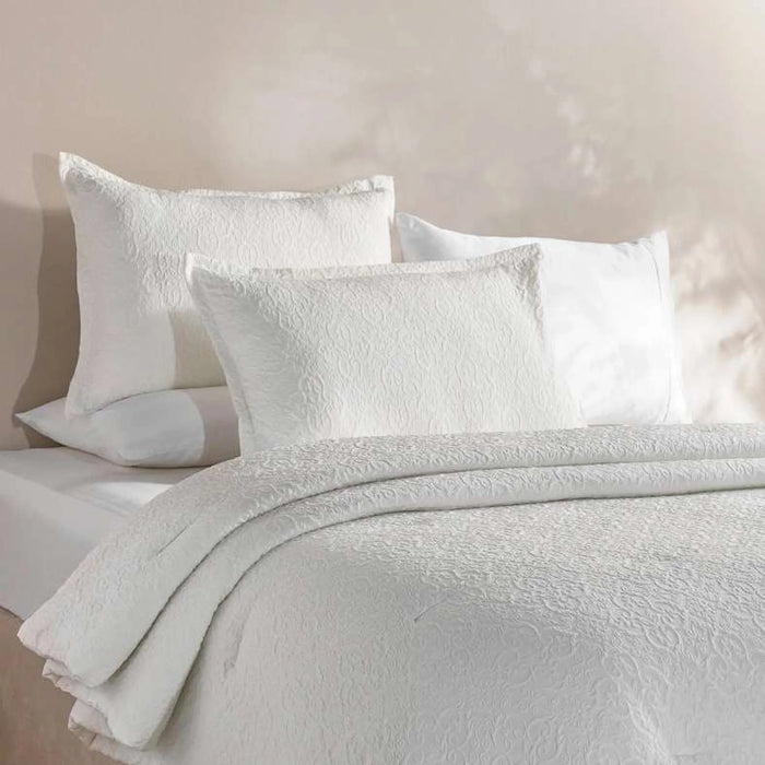 Opulence 3-Piece King Comforter Set 240X260Cm - Beige