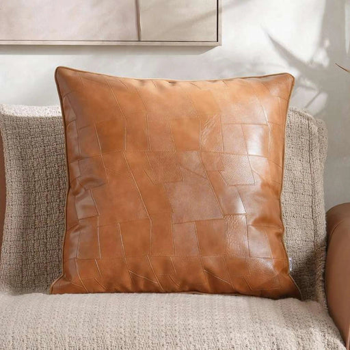 Opulenzo Filled Cushion 50X50Cm- Tan Brown Pan Home