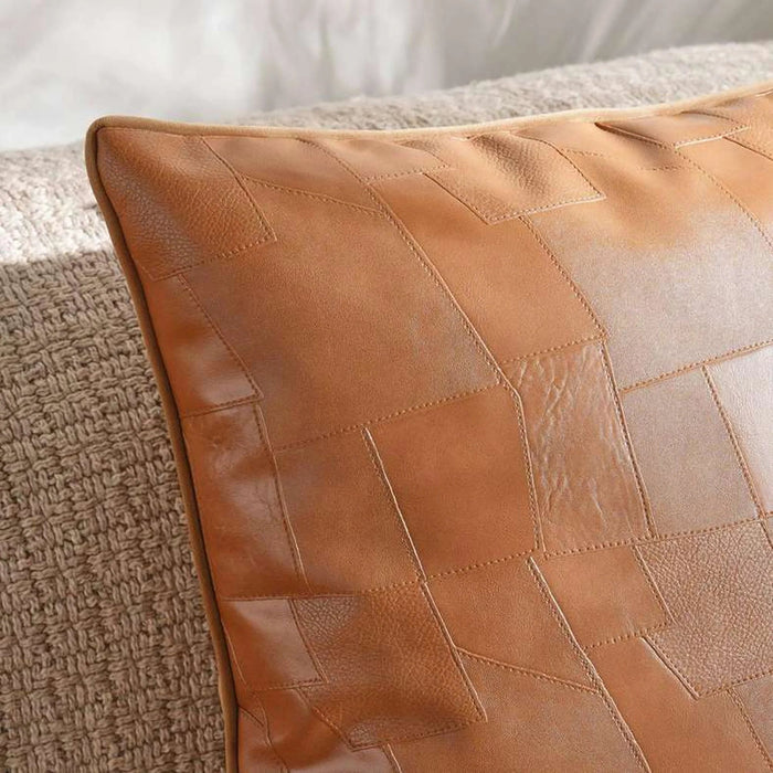 Opulenzo Filled Cushion 50X50Cm- Tan Brown Pan Home