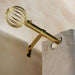 Orb 16/19Mm Single Curtain Rod Extendable 160X300Cm-Gold Pan Home