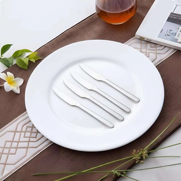 Orbit 4-Piece Dinner Knife 23.5Cm -Chrome Pan Home