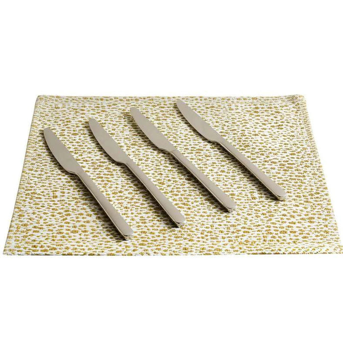 Orbit 4-Piece Dinner Knife 23.5Cm -Chrome Pan Home