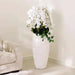 Orchid Artificial Potted Plant H150Cm- White Pan Home
