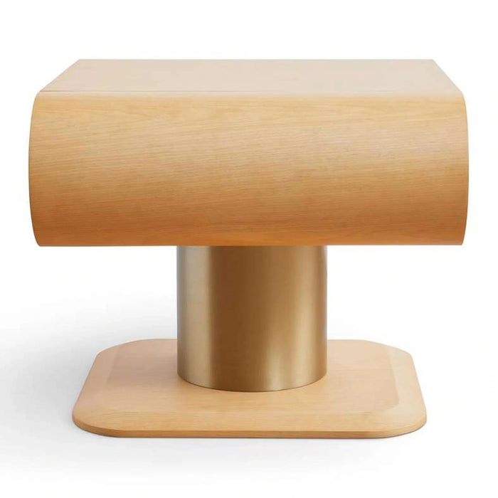 Ordos Nightstand With Drawer - Natural Pan Home