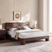 Oregon King Size Bed 180X200 Cm Wood - Walnut Pan Home