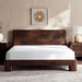 Oregon King Size Bed 180X200 Cm Wood - Walnut Pan Home