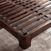 Oregon King Size Bed 180X200 Cm Wood - Walnut Pan Home