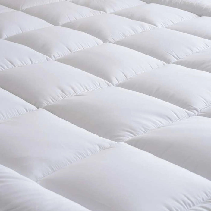 Oren Soft Microfiber Mattress Topper 120X200X6Cm - White Pan Home