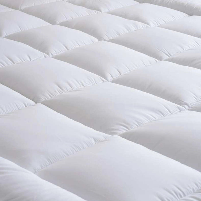 Oren Soft Microfiber Mattress Topper 180X200X6cm - White Pan Home