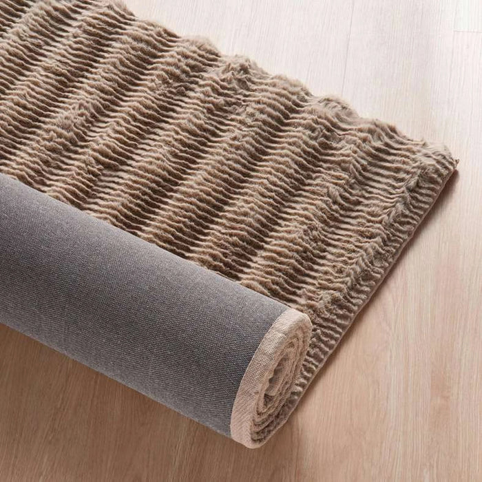 Oren Supersoft Faux Fur Rug 200X300Cm - Taupe Pan Home