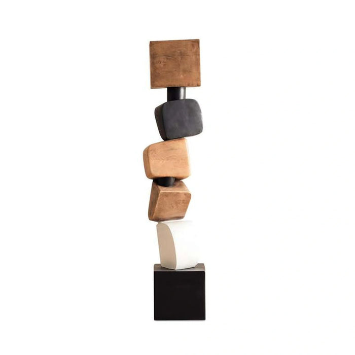 Organic Modern Tall Sculpture 36X31X165Cm - Natural Pan Home