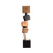 Organic Modern Tall Sculpture 36X31X165Cm - Natural Pan Home