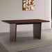 Orion Modular 6 Seater Dining Table Top Veneer - Walnut Pan Home