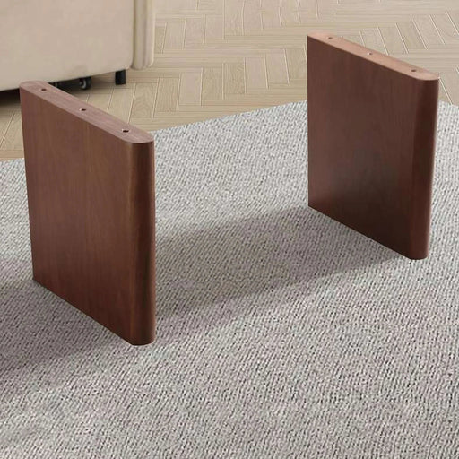 Orion Modular Coffee Table Leg Veneer - Walnut Pan Home