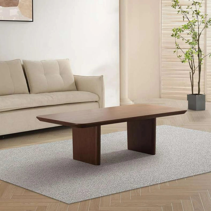 Orion Modular Coffee Table Leg Veneer - Walnut Pan Home