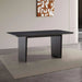 Orion Modular Dining Table Leg Veneer - Black Pan Home