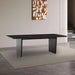 Orion Modular Dining Table Leg Veneer - Black Pan Home