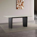 Orion Modular Dining Table Leg Veneer - Black Pan Home
