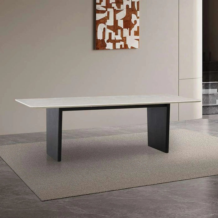 Orion Modular Dining Table Leg Veneer - Black Pan Home