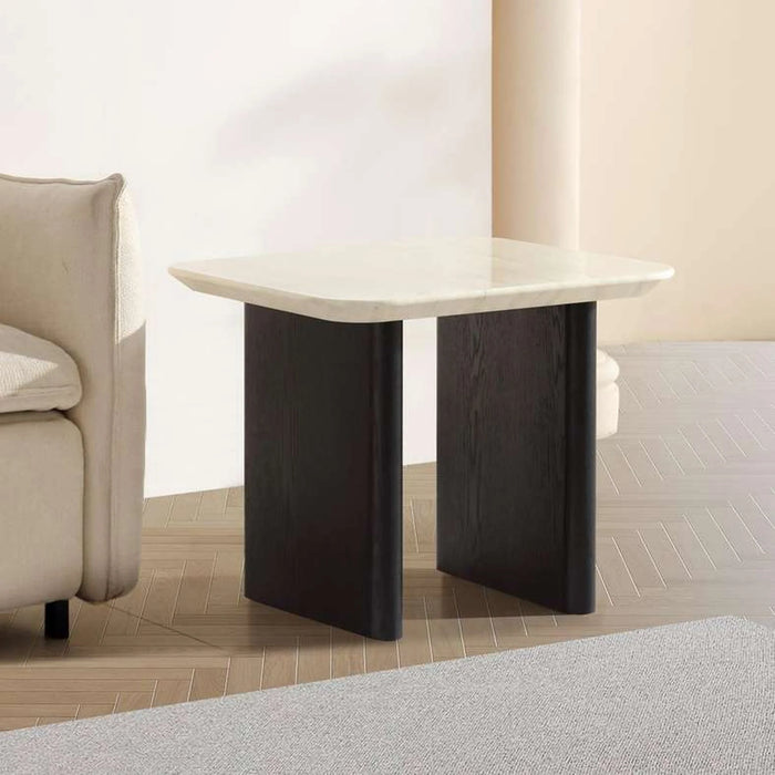 Orion Modular End Table Marble Top - Cream