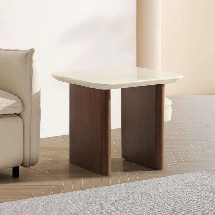 Orion Modular End Table Marble Top - Cream
