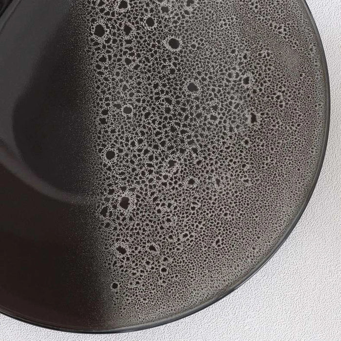 Orion Reactive Glaze Stoneware Dinner Plate Dia27Cm -Black