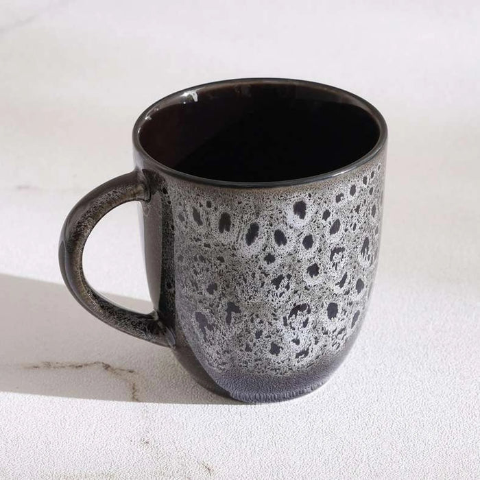 Orion Reactive Glaze Stoneware Mug 350Ml -Black