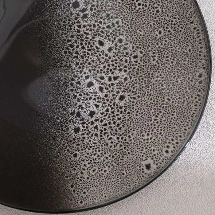 Orion Reactive Glaze Stoneware Side Plate Dia21Cm -Black
