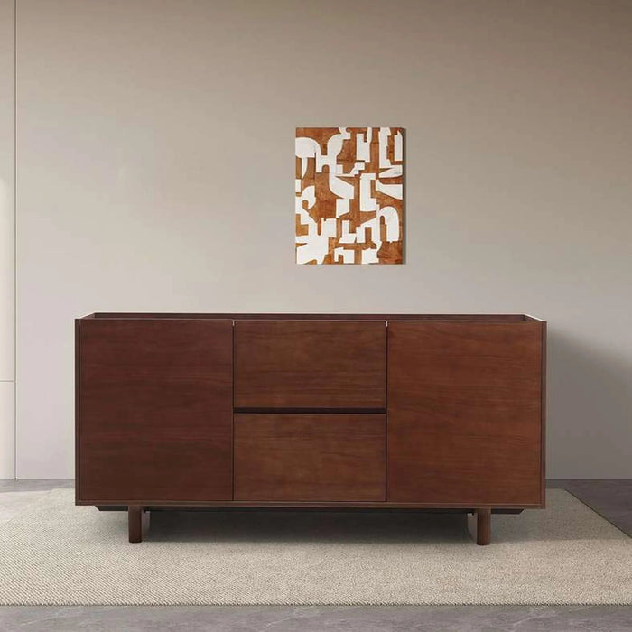 Orion Sideboard With 2 Door 2 Drawer Veneer - Walnut Pan Home