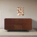 Orion Sideboard With 2 Door 2 Drawer Veneer - Walnut Pan Home