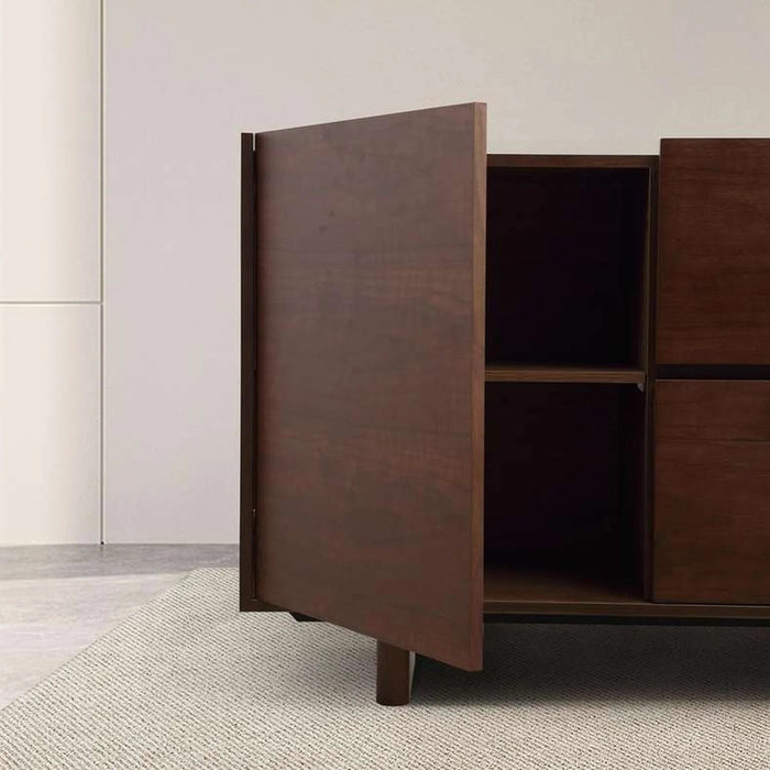 Orion Sideboard With 2 Door 2 Drawer Veneer - Walnut Pan Home