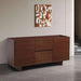 Orion Sideboard With 2 Door 2 Drawer Veneer - Walnut Pan Home