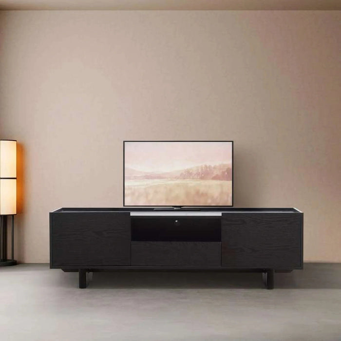 Orion Tv Unit Upto 70 Inches Veneer - Black Pan Home