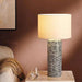 Orlean E27 Ceramic Table Lamp 36X63Cm - White/Black Pan Home