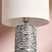 Orlean E27 Ceramic Table Lamp 36X63Cm - White/Black Pan Home