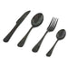 Ornate 16-Piece Cutlery Set -Black Pan Home