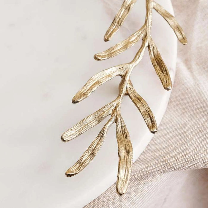 Ornate Metal Marble Cheese Board 30.5X28.5X6.5Cm - Gold