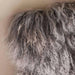 Orra Mongolian Fur Filled Cushion 45X45Cm - Grey Pan Home