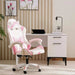 Osborne Gaming Chair - White Pink Pan Home