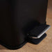 Oscar Metal Pedal Bin 27X20.3X30.2Cm 6L - Black Pan Home