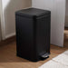 Oscar Metal Pedal Bin 34X27.6X44Cm 20L - Black Pan Home